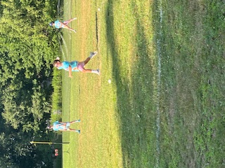 Kid running the bases at the Wiffle Ball Classic