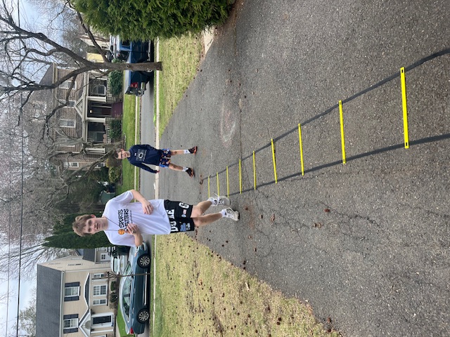 Sports Sitter agility ladder training one-on-one
