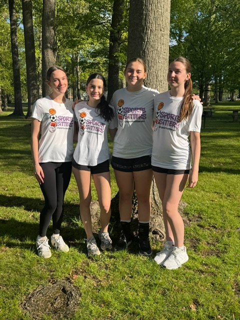 Sports Sitters girls team at the park