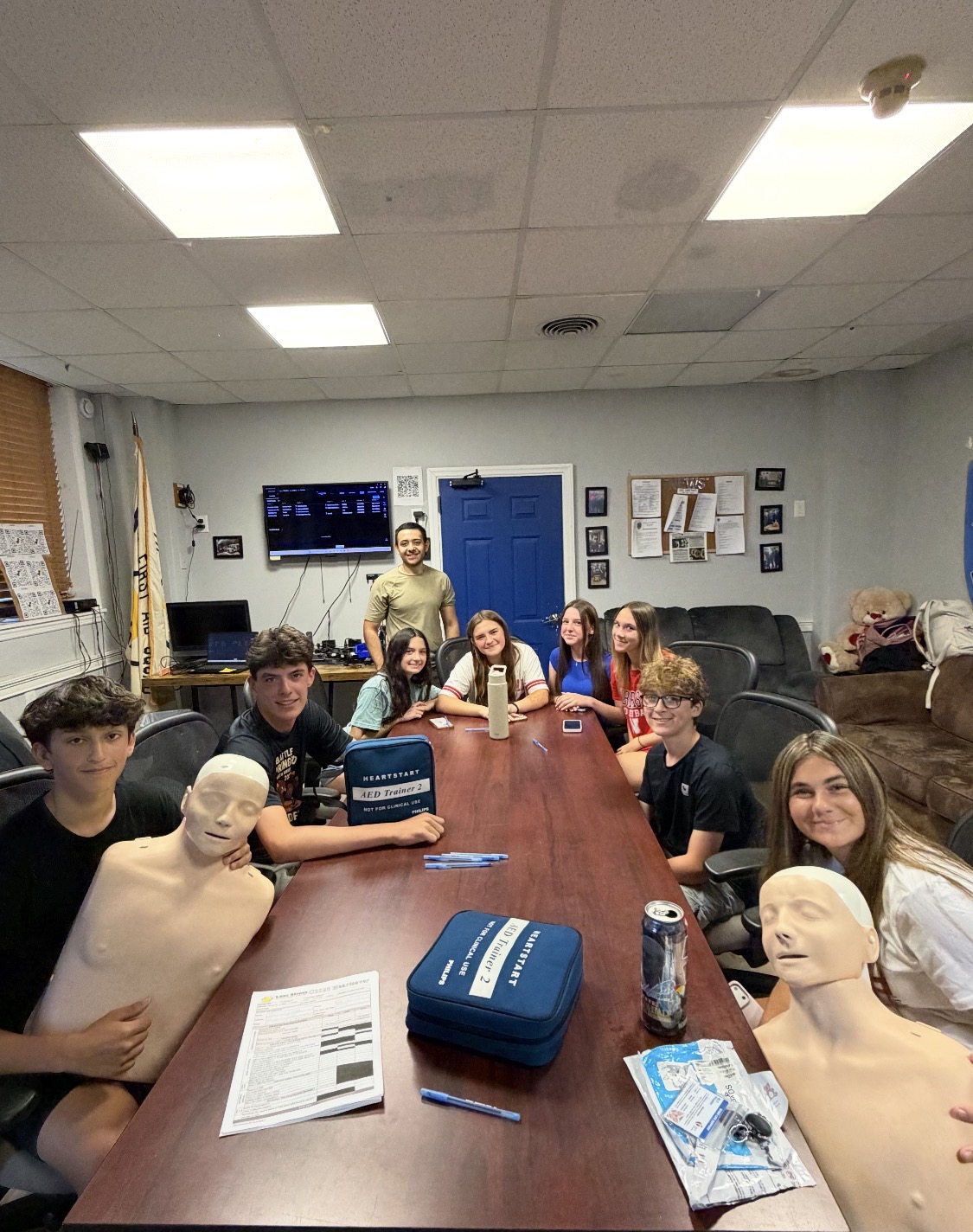 Sports Sitters CPR and first aid training session