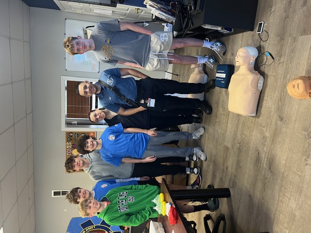 Sports Sitters CPR certification training with Cranford First Aid Squad